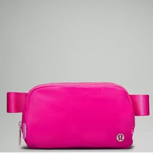 Lululemon Sonic Pink/ White Belt Bag